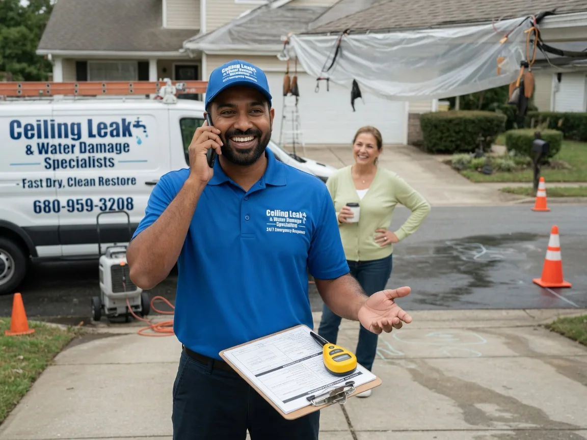 Ceiling Leak Cleanup Calumet, MN FAQs